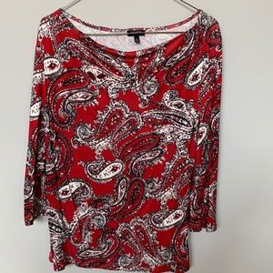 Talbots cowl neck top